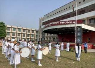 Celebration Of 75th Independence Day In Mount Carmel School,Bhunga