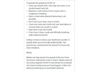 Covid-19 Awareness Programme 2020