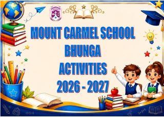 MOUNT CARMEL SCHOOL BHUNGA ACTIVITIES 2026