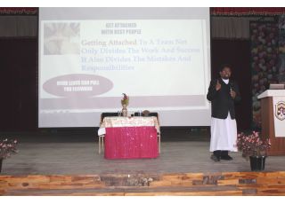 Teachers Workshop:    Rev Dr Joseph Vellanal , Principal MCS Palampur Gave A Workshop For Our Teachers On ‘ Being Best Teacher By Making Best Students’